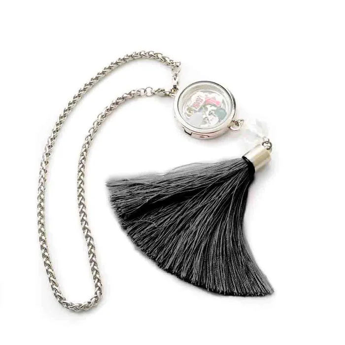 JE0179 Necklaces Glass Locket Pendant Magnetic Car Hanging Locket JE0179 Necklaces Glass Locket Pendant Magnetic Car Hanging Locket