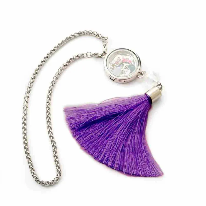 JE0179 Necklaces Glass Locket Pendant Magnetic Car Hanging Locket JE0179 Necklaces Glass Locket Pendant Magnetic Car Hanging Locket