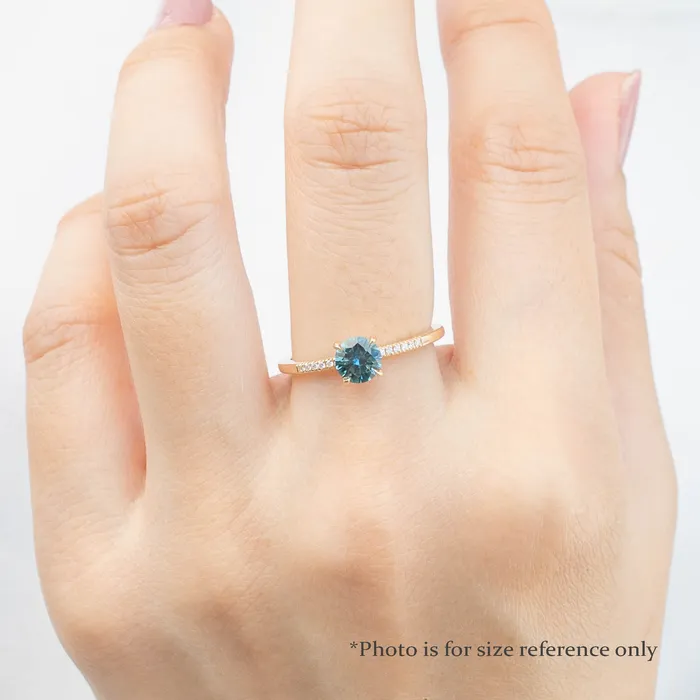 Audrey Ring 073ct Teal Blue Queensland Sapphire Envero Jewelry Rings Audrey Ring 073ct Teal Blue Queensland Sapphire Envero Jewelry Rings