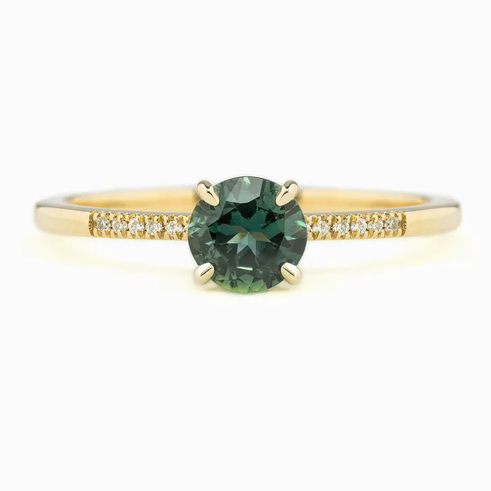Audrey Ring 073ct Teal Blue Queensland Sapphire Envero Jewelry Rings Audrey Ring 073ct Teal Blue Queensland Sapphire Envero Jewelry Rings