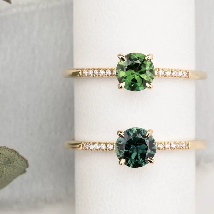 Audrey Ring 073ct Teal Blue Queensland Sapphire Envero Jewelry Rings Audrey Ring 073ct Teal Blue Queensland Sapphire Envero Jewelry Rings