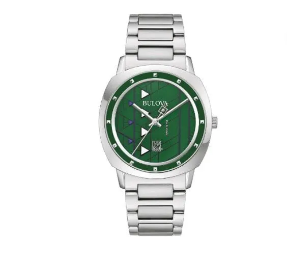 Bulova Earrings BulovaFrank Lloyd Wright Hollyhock Green Dial 96A286