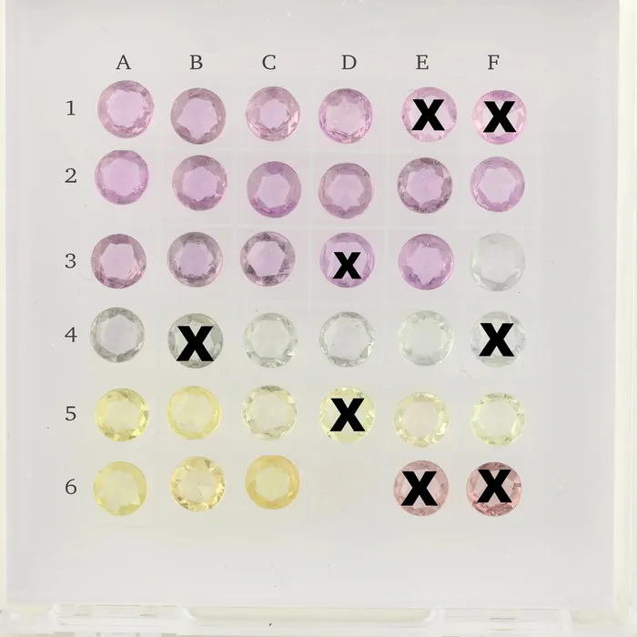 Envero Jewelry Rings 035ct Calibrated Round Unheated Sapphires 45mm