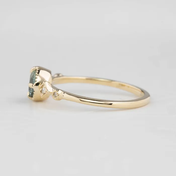 Envero Jewelry Rings Stella Ring 5mm 060ct Light blue Montana Sapphire 14K Yellow Gold Envero Jewelry Rings Stella Ring 5mm 060ct Light blue Montana Sapphire 14K Yellow Gold