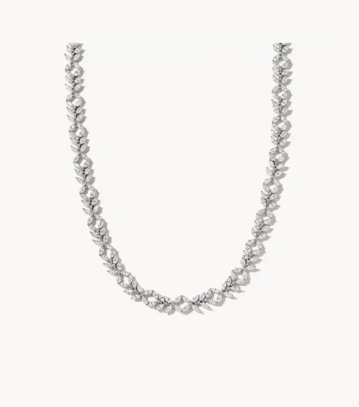 KENDRA SCOTT Necklaces KENDRA SCOTT Rosalie Silver Tennis Necklace in White Crystal 9608873979 KENDRA SCOTT Necklaces KENDRA SCOTT Rosalie Silver Tennis Necklace in White Crystal 9608873979