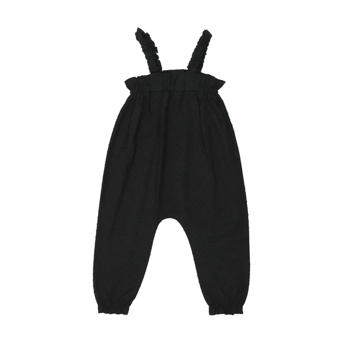 Lil Legs Long Bubble Romper Girls Black Lil Legs Necklaces