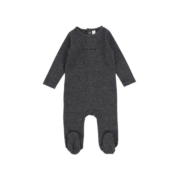 Lilette Rings Lilette Heather Logo Footie Marled Black