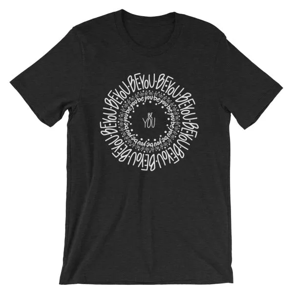 Necklaces HeidiJHale Designs Be You Mandala ShortSleeve Unisex TShirt