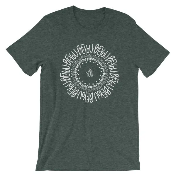 Necklaces HeidiJHale Designs Be You Mandala ShortSleeve Unisex TShirt