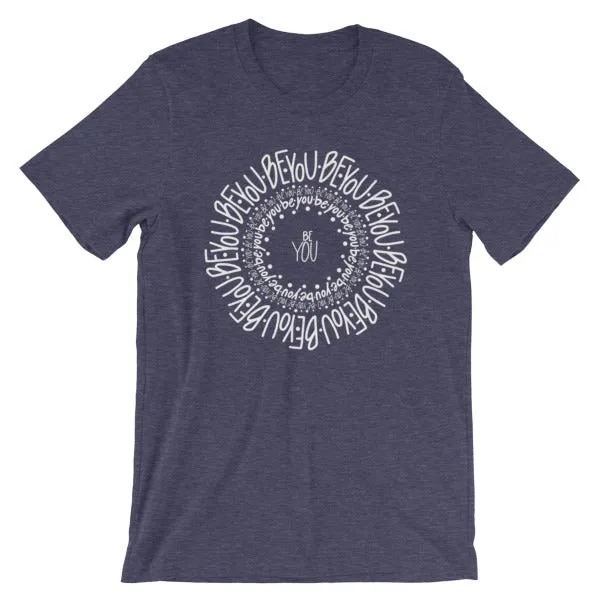 Necklaces HeidiJHale Designs Be You Mandala ShortSleeve Unisex TShirt