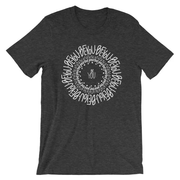 Necklaces HeidiJHale Designs Be You Mandala ShortSleeve Unisex TShirt