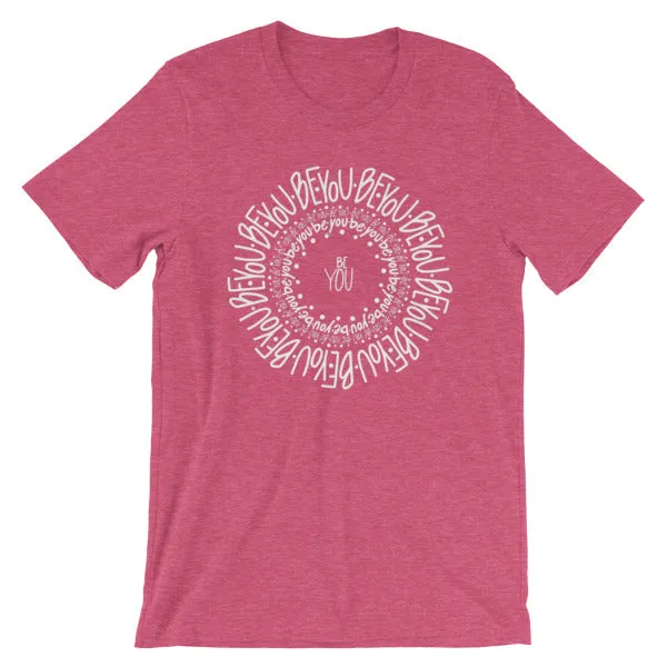 Necklaces HeidiJHale Designs Be You Mandala ShortSleeve Unisex TShirt