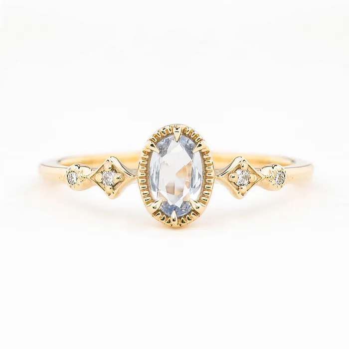 Rings Envero Jewelry Stella Ring 6x4mm 04ct Unheated Blue Sapphire 14k Yellow Gold Rings Envero Jewelry Stella Ring 6x4mm 04ct Unheated Blue Sapphire 14k Yellow Gold