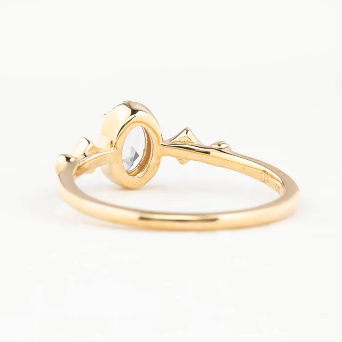 Rings Envero Jewelry Stella Ring 6x4mm 04ct Unheated Blue Sapphire 14k Yellow Gold Rings Envero Jewelry Stella Ring 6x4mm 04ct Unheated Blue Sapphire 14k Yellow Gold