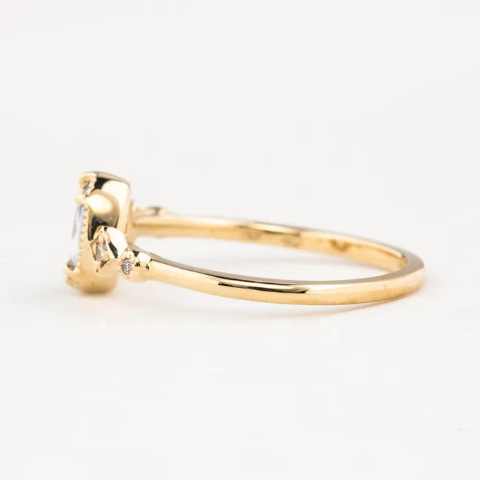 Rings Envero Jewelry Stella Ring 6x4mm 04ct Unheated Blue Sapphire 14k Yellow Gold Rings Envero Jewelry Stella Ring 6x4mm 04ct Unheated Blue Sapphire 14k Yellow Gold