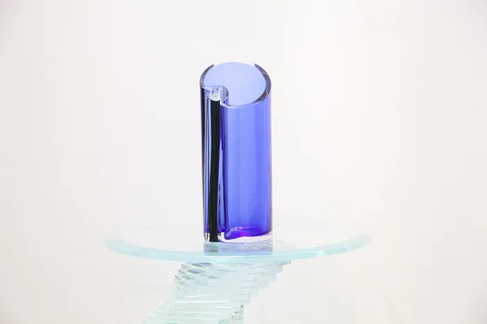 Asymmetric Blu Vase MuranoVitrum Earrings Asymmetric Blu Vase MuranoVitrum Earrings