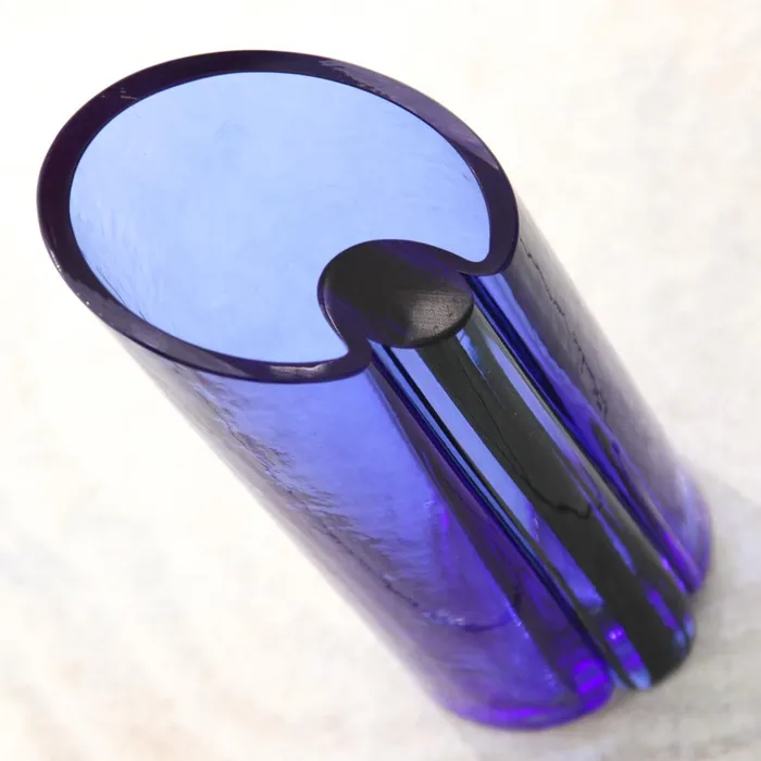 Asymmetric Blu Vase MuranoVitrum Earrings Asymmetric Blu Vase MuranoVitrum Earrings