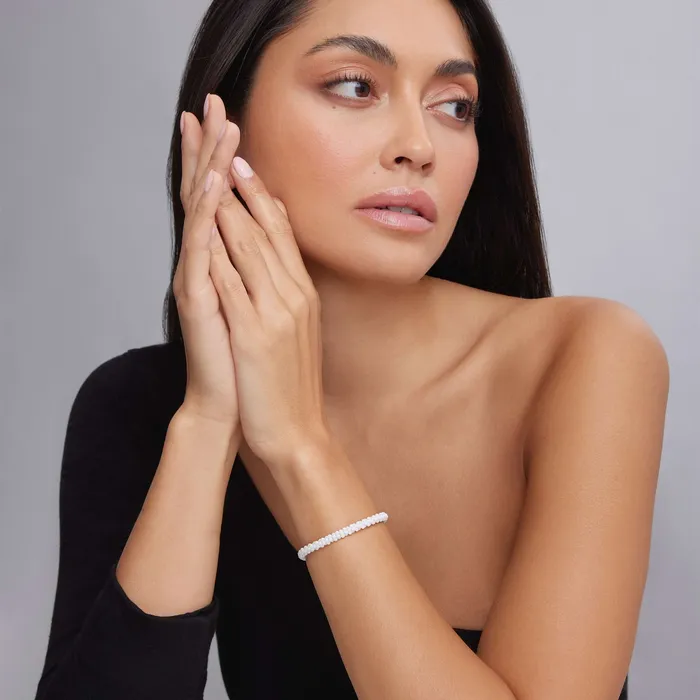 Bracelets LAGOS White Caviar Ceramic Caviar Beaded Bracelet