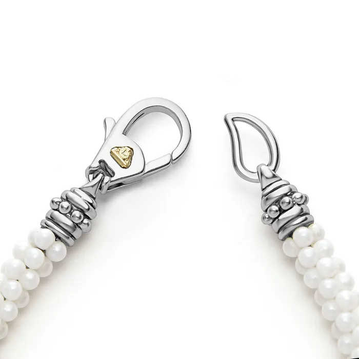 Bracelets LAGOS White Caviar Ceramic Caviar Beaded Bracelet