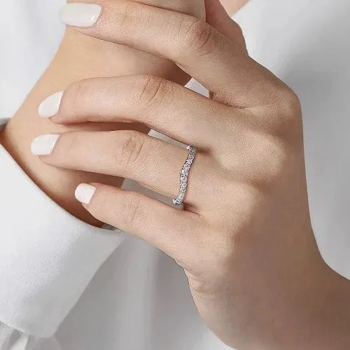 GABRIEL CO Rings Diamond Wedding Bands Women