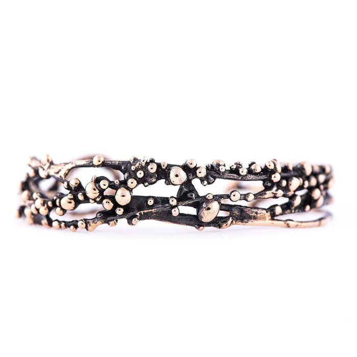Giardinoblu Bracelets Antique Bronze Cuff Bracelet