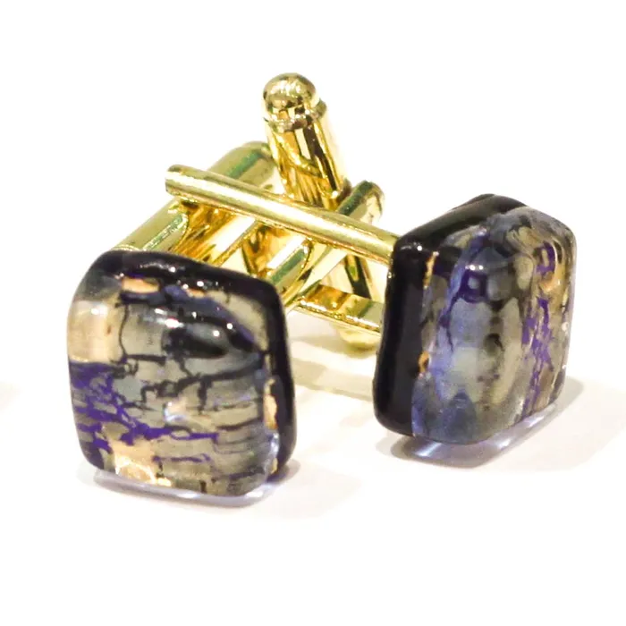 MuranoVItrum Earrings Squared Cufflinks