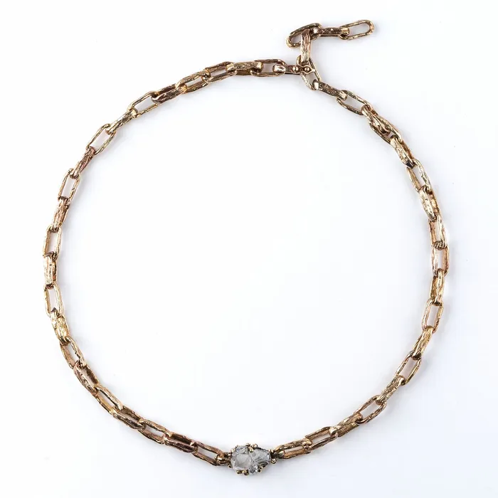 Necklaces Imperial Roman Statement Necklace with Custom Crystals Giardinoblu