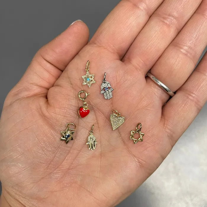 NicoleHD Jewelry Gold Mini Star Of David Charm Earrings NicoleHD Jewelry Gold Mini Star Of David Charm Earrings