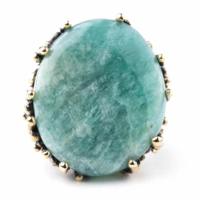 Rings Giardinoblu Amazonite Ring One of a Kind