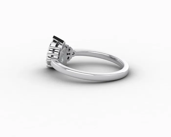 Sapheena Jewelry Rings Astrid 075 Ct Pear Cut Engagement Ring