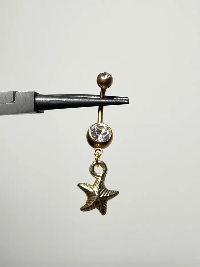 She Ate Rings Starfish Belly Ring