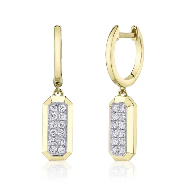 SHY CREATIONS Earrings 025CT DIAMOND GEO CUT EARRING
