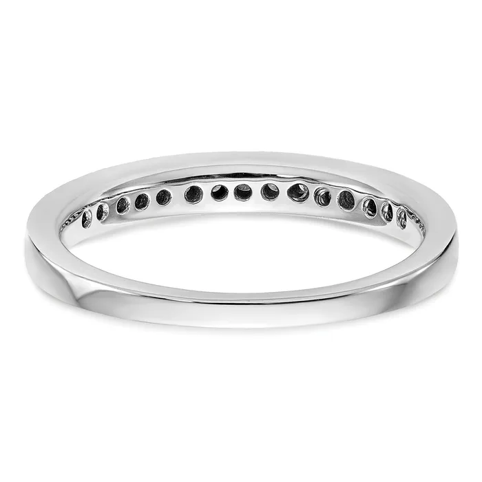 023ct CZ Solid Real 14K White Gold Wedding Band Ring Goldia Rings