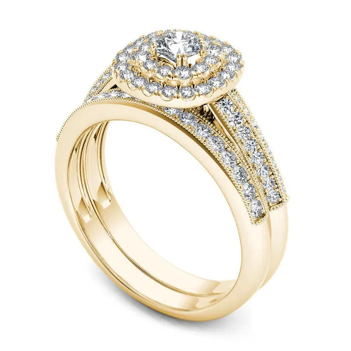 088 CT TW Natural Diamond Double Cushion Frame MultiRow Antique VintageStyle Bridal Engagement Ring Set in Solid 14K Gold Goldia Rings 088 CT TW Natural Diamond Double Cushion Frame MultiRow Antique VintageStyle Bridal Engagement Ring Set in Solid 14K Gold Goldia Rings