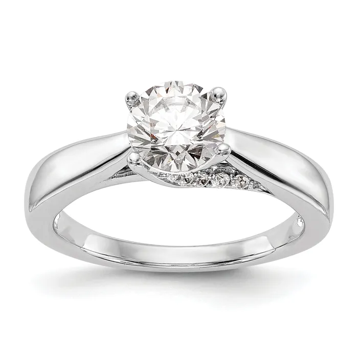 150ct CZ Solid Real 14K White Gold Round Solitaire Engagement Ring Engagement Ring Goldia Rings 150ct CZ Solid Real 14K White Gold Round Solitaire Engagement Ring Engagement Ring Goldia Rings