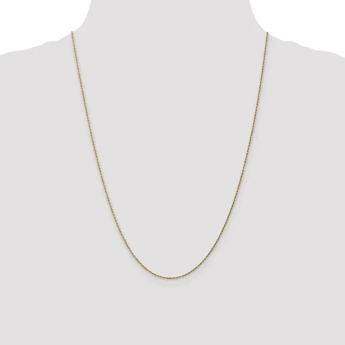 10K Yellow Gold 95mm Carded Cable Rope Chain Necklace QGold Necklaces 10K Yellow Gold 95mm Carded Cable Rope Chain Necklace QGold Necklaces