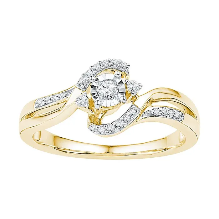 10k Yellow Gold Round Diamond Solitaire Bridal Engagement Ring 16 Cttw gndatlanta Rings 10k Yellow Gold Round Diamond Solitaire Bridal Engagement Ring 16 Cttw gndatlanta Rings