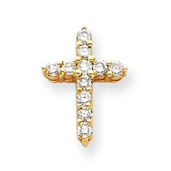 14k AA Diamond Cross Pendant Goldiacom Necklaces