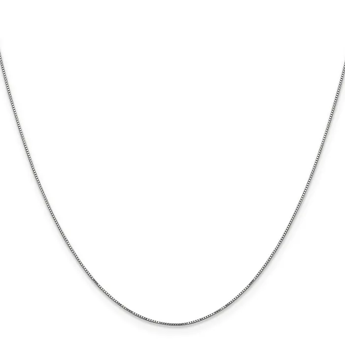 14K White Gold 24 inch Carded 5mm Box Link with Spring Ring Clasp Chain Necklace QGold Necklaces 14K White Gold 24 inch Carded 5mm Box Link with Spring Ring Clasp Chain Necklace QGold Necklaces