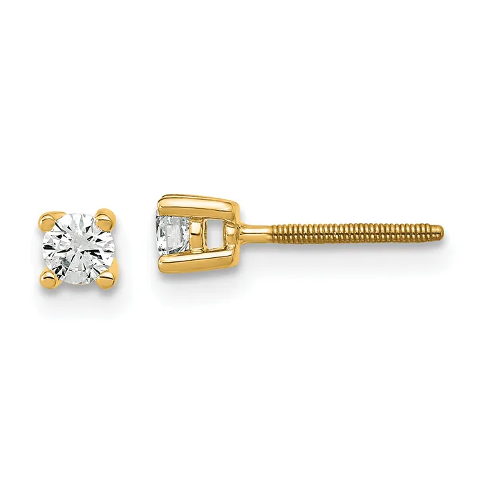 14k Yellow Gold 15 ctw Certified Lab Grown Diamond VSSI G Round 4 Prong Heavy Wt Screwback Stud Earrings Goldia Earrings 14k Yellow Gold 15 ctw Certified Lab Grown Diamond VSSI G Round 4 Prong Heavy Wt Screwback Stud Earrings Goldia Earrings