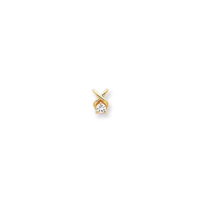 14K Yellow Gold A Real Diamond chain slide Goldia PreStyled Sets