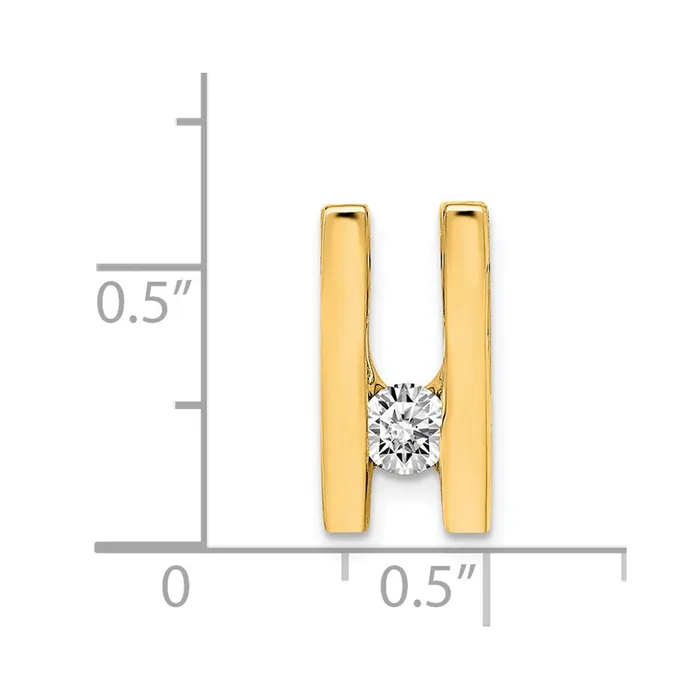 14k Yellow Gold AA 41mm Diamond Slide Goldia PreStyled Sets