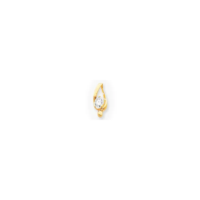14k Yellow Gold Oval Moissanite Slide Goldia PreStyled Sets