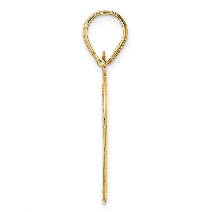 14k Yellow Gold Polished Etched Number 89 Pendant Goldia PreStyled Sets