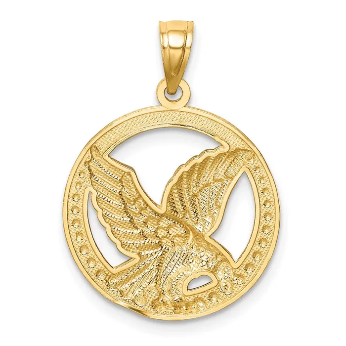 14k Yellow Rhodium Gold wRhodium Eagle Pendant Goldia PreStyled Sets