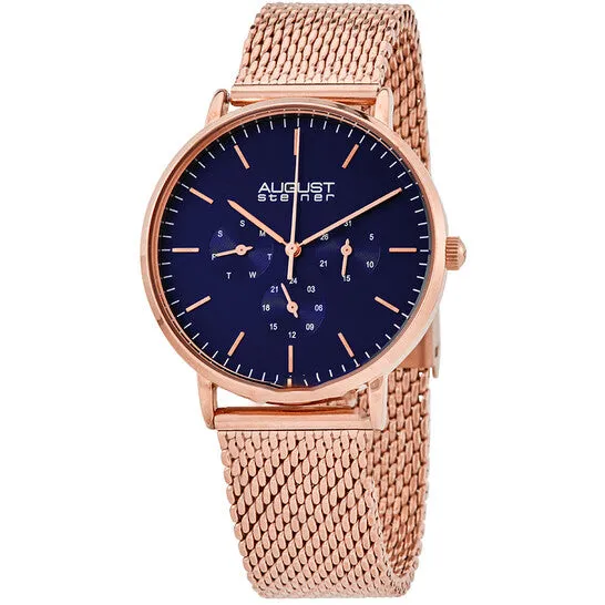 Bracelets JMS always Original August Steiner Mesh Bracelet Blue Dial Mens Watch AS8255RGBU Bracelets JMS always Original August Steiner Mesh Bracelet Blue Dial Mens Watch AS8255RGBU