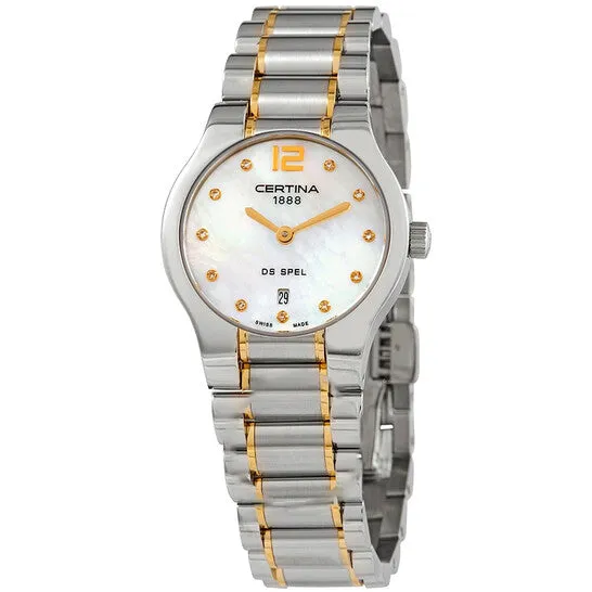 Bracelets JMS always Original Certina DS Spel Lady Round Two Tone Stainless Steel Ladies Quartz Watch C0122092211600 Bracelets JMS always Original Certina DS Spel Lady Round Two Tone Stainless Steel Ladies Quartz Watch C0122092211600