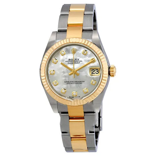Bracelets JMS always Original Rolex Datejust Lady 31 Mother of Pearl Dial Stainless Steel and 18K Yellow Gold Oyster Bracelet Automatic Watch 178273MDO Bracelets JMS always Original Rolex Datejust Lady 31 Mother of Pearl Dial Stainless Steel and 18K Yellow Gold Oyster Bracelet Automatic Watch 178273MDO