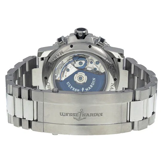 Bracelets Original Ulysse Nardin Maxi Marine Diver Silver Dial Chronograph Stainless Steel Automatic Mens Watch 8003102791 JMS always Bracelets Original Ulysse Nardin Maxi Marine Diver Silver Dial Chronograph Stainless Steel Automatic Mens Watch 8003102791 JMS always