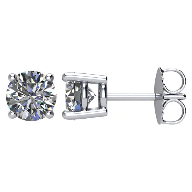 Certified 10 CTW Diamond Stud Earrings in 14kt White Gold Goldia Earrings Certified 10 CTW Diamond Stud Earrings in 14kt White Gold Goldia Earrings